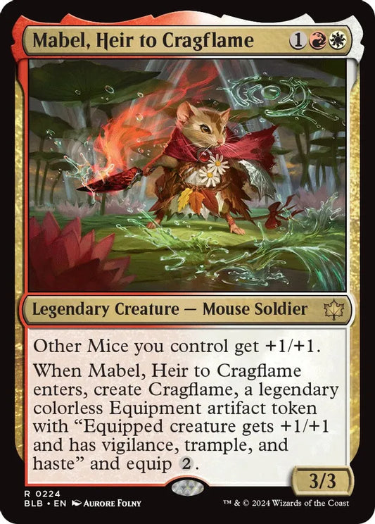 MTG: Bloomburrow - Mabel, Heir to Cragflame - Rare - 0224