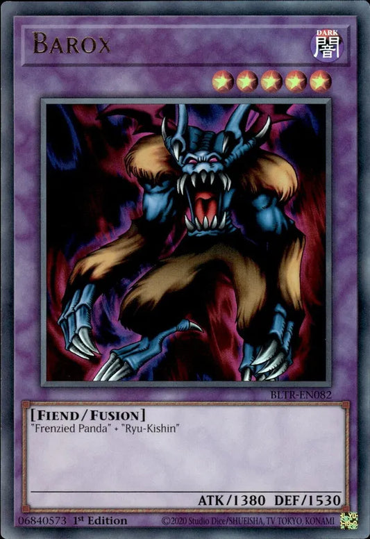 Yu-Gi-Oh! Battles of Legend: Terminal Revenge - Barox - Ultra Rare - BLR-EN082