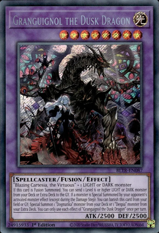 Yu-Gi-Oh! Battles of Legend: Terminal Revenge - Granguignol the Dusk Dragon - Secret Rare - BLTR-EN087