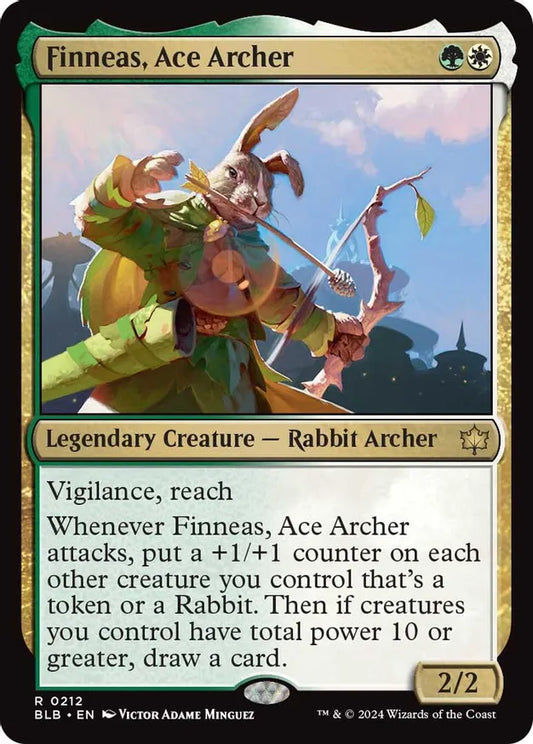 MTG: Bloomburrow - Finneas, Ace Archer - Rare - 0212