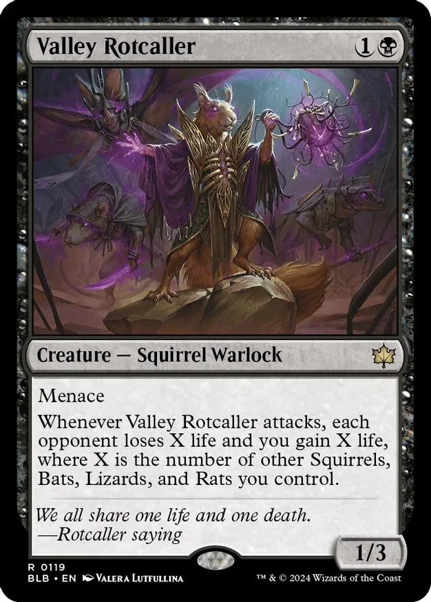 MTG: Bloomburrow - Valley Rotcaller - Rare - 0119