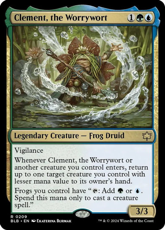 MTG: Bloomburrow - Clement, the Worrywort - Rare -0209