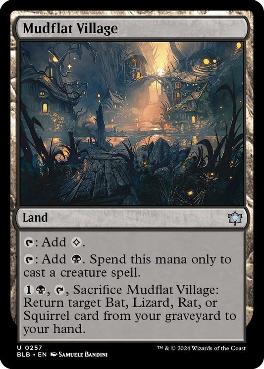 MTG: Bloomburrow - Mudflat Village - Uncommon - 0257