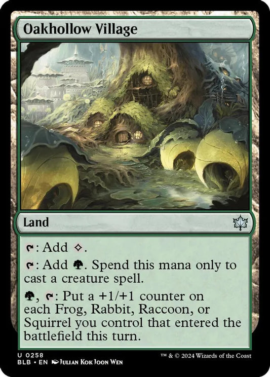 MTG: Bloomburrow - Oakhollow Village - Uncommon - 0258