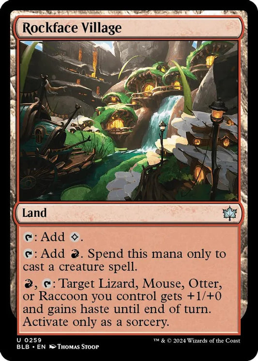 MTG: Bloomburrow - Rockface Village - Uncommon - 0259