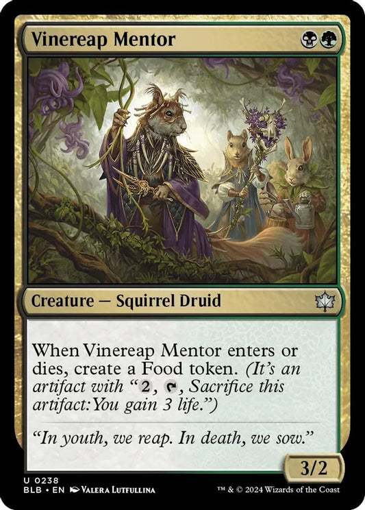 MTG: Bloomburrow - Vinereap Mentor - Uncommon - 0238