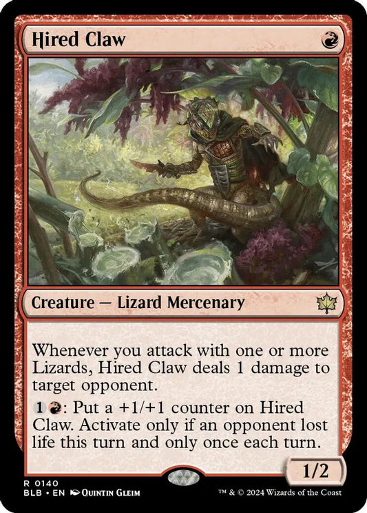 MTG: Bloomburrow - Hired Claw - Rare - 0140