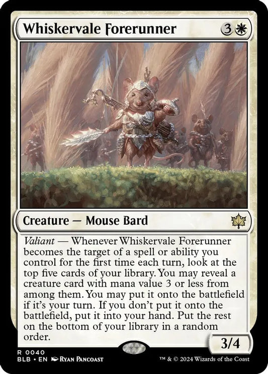 MTG: Bloomburrow - Whiskervale Forerunner - Rare - 0040