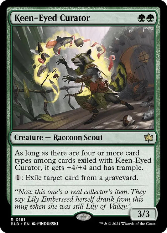 MTG: Bloomburrow - Keen-Eyed Curator - Rare -0181