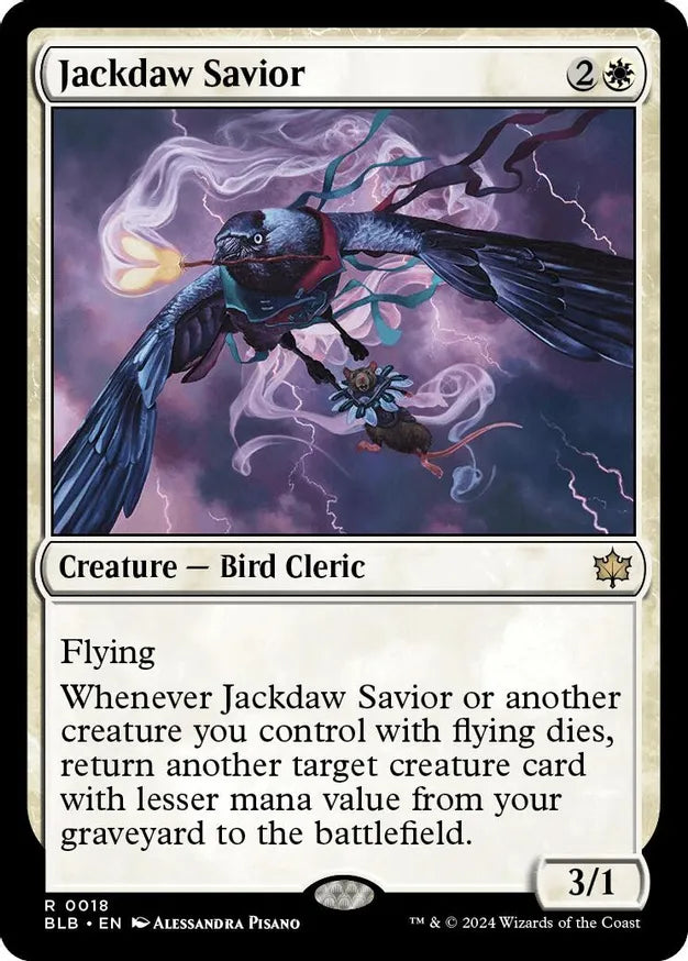 MTG: Bloomburrow - Jackdaw Savior - Rare - 0018