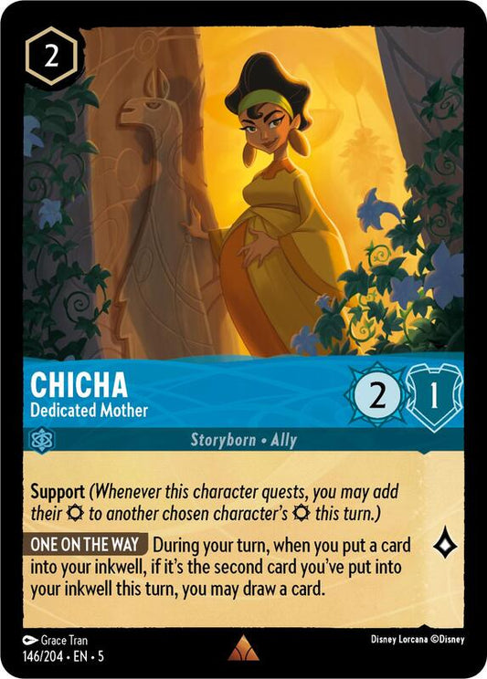 Disney Lorcana - Shimmering Skies - Chicha, Dedicated Mother - Rare - 146/204